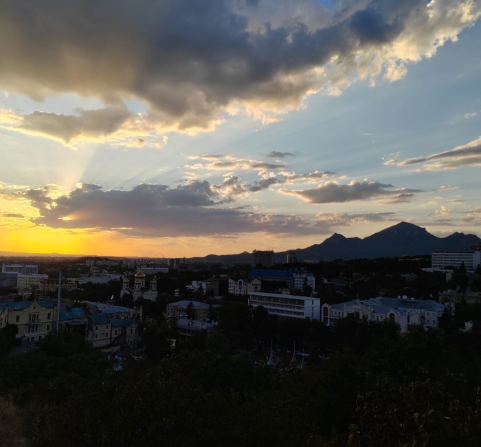 Рассветы и закаты-Машук из Пятигорска